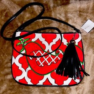 Brighton Love Dove red bird crossbody purse
